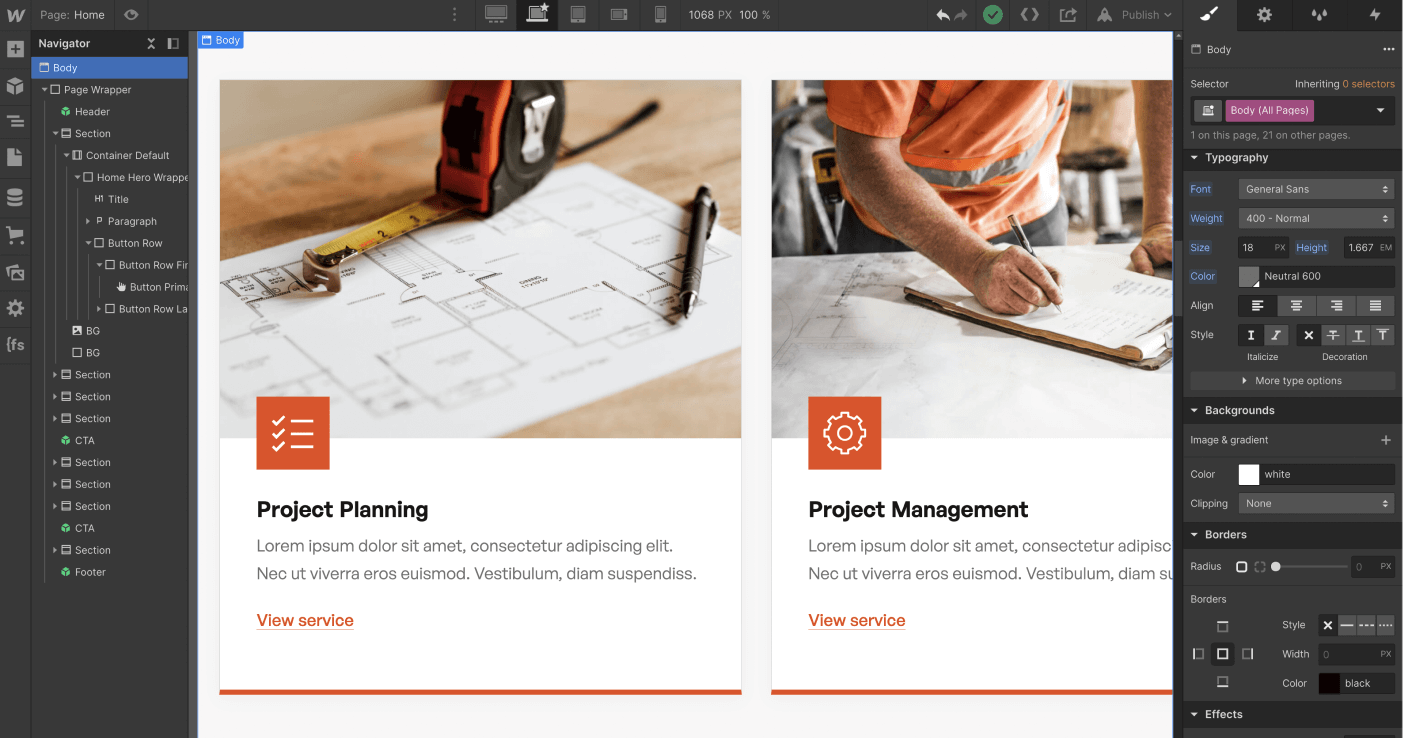 Icons And Graphics - Constructor X Webflow Template